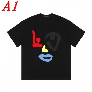 2025新作 LOUIS VUITTONルイヴィトン クルーネック 半袖Tシャツ セレブ愛用