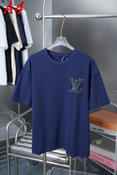  LOUIS VUITTONルイヴィトン 2025新作   ラウンドネック 半袖Tシャツ   アメカジ