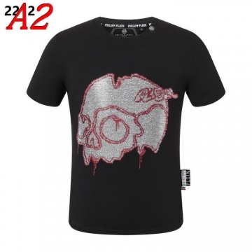  PHILIPP PLEINフィリッププレイン 2025新作   ラウンドネック 半袖Tシャツ   ワイルド