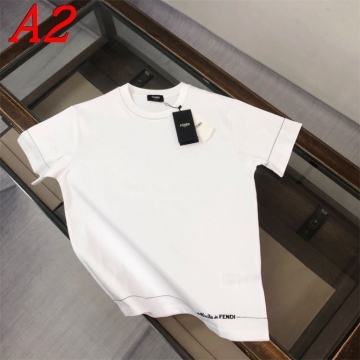 2025新作 FENDIフェンデイ ラウンドネック 半袖Tシャツ   プレイフル