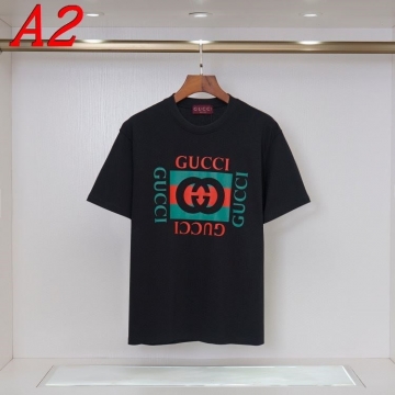2025新作 GUCCIグッチ ラウンドネック 半袖Tシャツ   ディープ