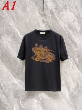  BURBERRYバーバリー 2025新作   ラウンドネック 半袖Tシャツ   エココンシャス