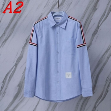 25新作 カスタマイズ THOM BROWNE トムブラウン シャツ 0=S 1=M 2=L 3=XL 4=XXL