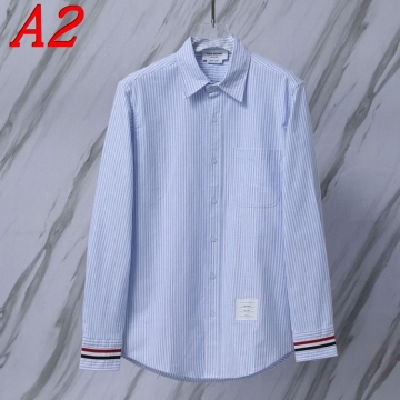 25新作 品質保証 THOM BROWNE トムブラウン シャツ 0=S 1=M 2=L 3=XL 4=XXL