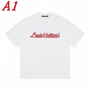  LOUIS VUITTONルイヴィトン 2025新作   ラウンドネック 半袖Tシャツ   スリムシルエット