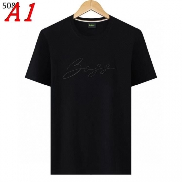 2025新作 HUGO BOSSヒューゴボス クルーネック 半袖Tシャツ フューチャリスティック