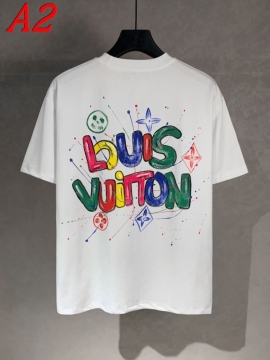  LOUIS VUITTONルイヴィトン 2025新作 クルーネック 半袖Tシャツ スタイリッシュ