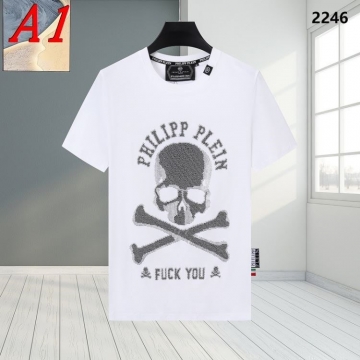  PHILIPP PLEINフィリッププレイン 2025新作   ラウンドネック 半袖Tシャツ   ノンフィクション