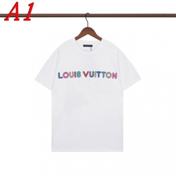  LOUIS VUITTONルイヴィトン 2025新作   ラウンドネック 半袖Tシャツ   グローバルスタイル