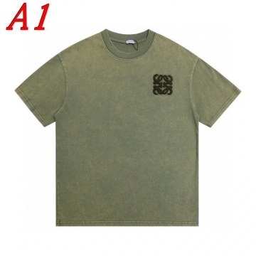  LOEWEロエベ 2025新作   ラウンドネック 半袖Tシャツ   ノンフィクション