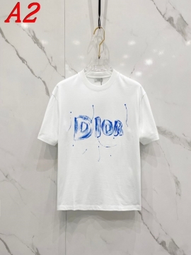  DIORディオール 2025新作 クルーネック 半袖Tシャツ グローバルスタイル