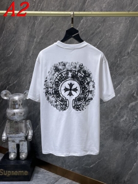  CHROME HEARTSクロムハーツ 2025新作   ラウンドネック 半袖Tシャツ   エネルギッシュ
