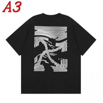  OFF-WHITEオフホワイト 2025新作   ラウンドネック 半袖Tシャツ   インクルーシブ