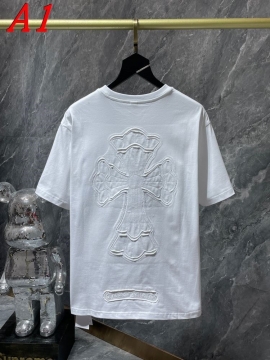 2025新作 CHROME HEARTSクロムハーツ クルーネック 半袖Tシャツ スマート