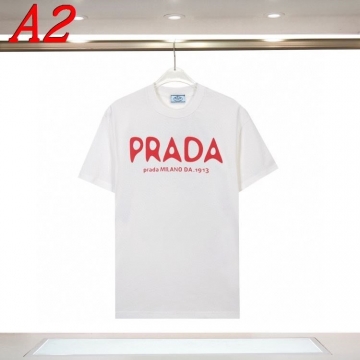  PRADAプラダ 2025新作 クルーネック 半袖Tシャツ トラベル向け