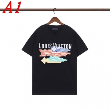  LOUIS VUITTONルイヴィトン 2025新作 クルーネック 半袖Tシャツ ノスタルジック