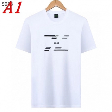 2025新作 HUGO BOSSヒューゴボス ラウンドネック 半袖Tシャツ   ディープ
