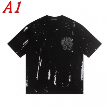 2025新作 CHROME HEARTSクロムハーツ クルーネック 半袖Tシャツ ユースカルチャー