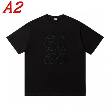 2025新作 LOEWEロエベ クルーネック 半袖Tシャツ エレメント