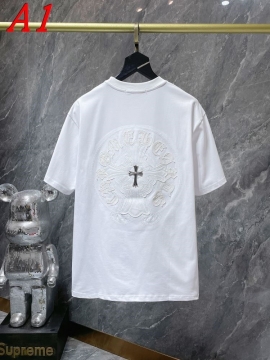  CHROME HEARTSクロムハーツ 2025新作   ラウンドネック 半袖Tシャツ   スタイリッシュ