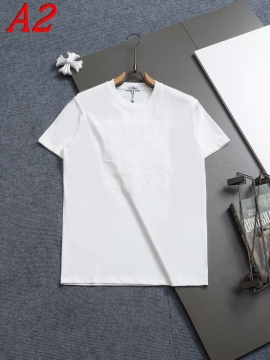  LOEWEロエベ 2025新作   ラウンドネック 半袖Tシャツ   ネーム入り