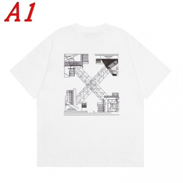 2025新作 OFF-WHITEオフホワイト クルーネック 半袖Tシャツ カジュアル