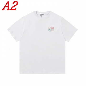  LOEWEロエベ 2025新作   ラウンドネック 半袖Tシャツ   ロゴプリント