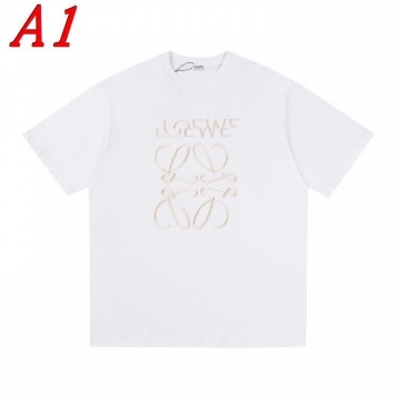 2025新作 LOEWEロエベ クルーネック 半袖Tシャツ エレメント