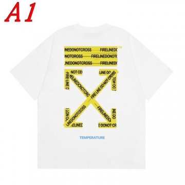  OFF-WHITEオフホワイト 2025新作 クルーネック 半袖Tシャツ エレメント