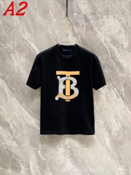  BURBERRYバーバリー 2025新作   ラウンドネック 半袖Tシャツ   デジタルプリント