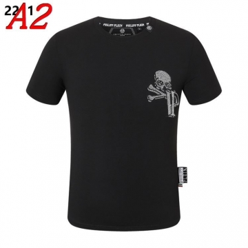  PHILIPP PLEINフィリッププレイン 2025新作   ラウンドネック 半袖Tシャツ   セレブ愛用