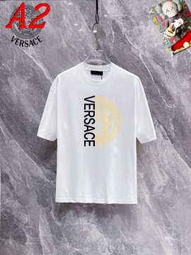  VERSACEヴェルサーチ 2025新作 クルーネック 半袖Tシャツ アメカジ