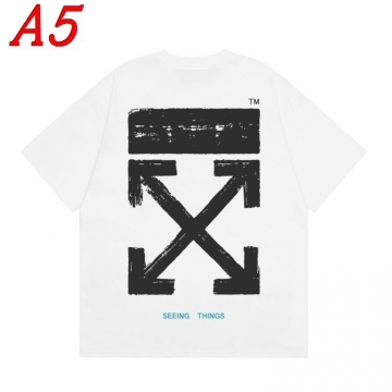  OFF-WHITEオフホワイト 2025新作   ラウンドネック 半袖Tシャツ   エキサイティング