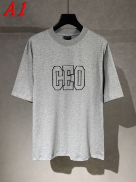  BALENCIAGAバレンシアガ 2025新作   ラウンドネック 半袖Tシャツ   ハイブランド風