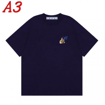  OFF-WHITEオフホワイト 2025新作 クルーネック 半袖Tシャツ ユーモア