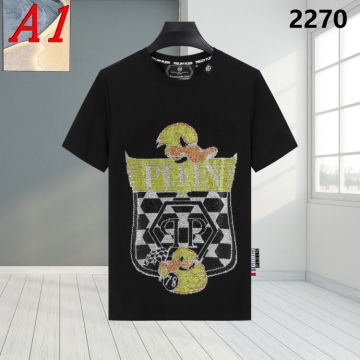 2025新作 PHILIPP PLEINフィリッププレイン クルーネック 半袖Tシャツ アクティブ