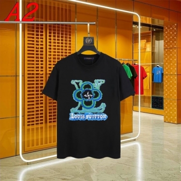  LOUIS VUITTONルイヴィトン 2025新作   ラウンドネック 半袖Tシャツ   ユニーク