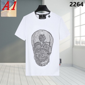 2025新作 PHILIPP PLEINフィリッププレイン クルーネック 半袖Tシャツ ディープ
