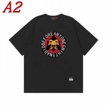 2025新作 EVISUエヴィス ラウンドネック 半袖Tシャツ   シンプル
