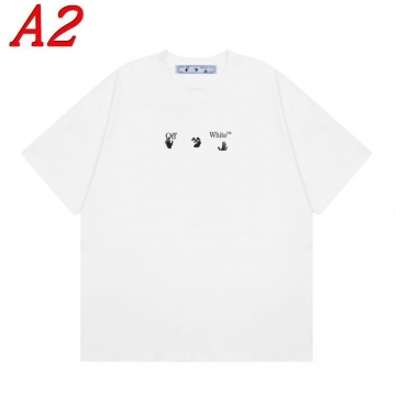  OFF-WHITEオフホワイト 2025新作 クルーネック 半袖Tシャツ ロゴプリント