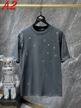 2025新作 CHROME HEARTSクロムハーツ クルーネック 半袖Tシャツ コレクション