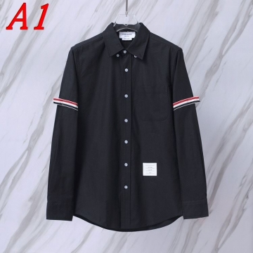 25新作 高級感 THOM BROWNE トムブラウン シャツ 0=S 1=M 2=L 3=XL 4=XXL
