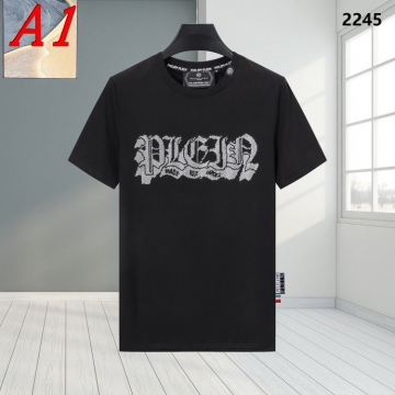  PHILIPP PLEINフィリッププレイン 2025新作 クルーネック 半袖Tシャツ エココンシャス