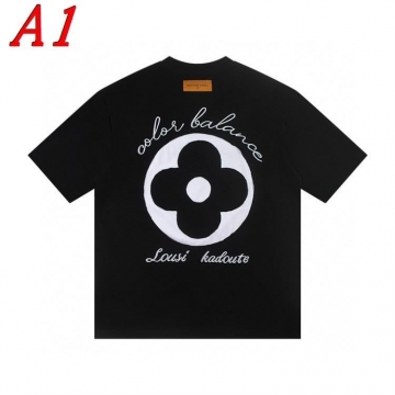 2025新作 LOUIS VUITTONルイヴィトン クルーネック 半袖Tシャツ ノスタルジック