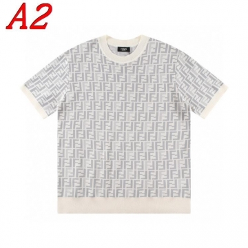 2025新作 FENDIフェンデイ ラウンドネック 半袖Tシャツ   ラグジュアリー