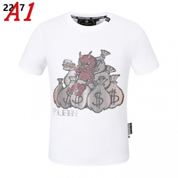 2025新作 PHILIPP PLEINフィリッププレイン ラウンドネック 半袖Tシャツ   グローバルスタイル