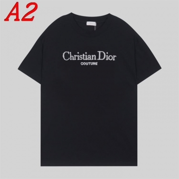 2025新作 DIORディオール クルーネック 半袖Tシャツ コラボモデル