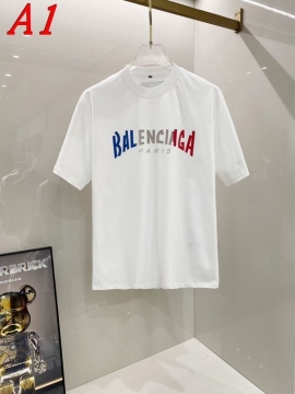  BALENCIAGAバレンシアガ 2025新作   ラウンドネック 半袖Tシャツ   ロゴプリント