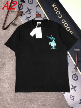 2025新作 BURBERRYバーバリー ラウンドネック 半袖Tシャツ   ネーム入り
