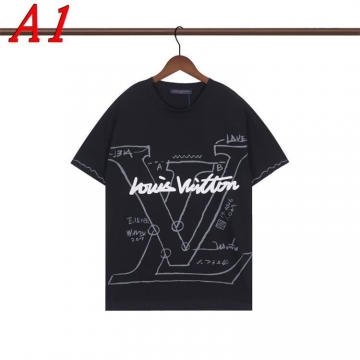 2025新作 LOUIS VUITTONルイヴィトン ラウンドネック 半袖Tシャツ   ワイルド